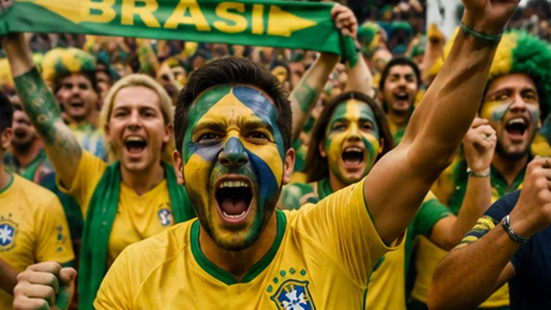电竞赛事粉丝应援现场